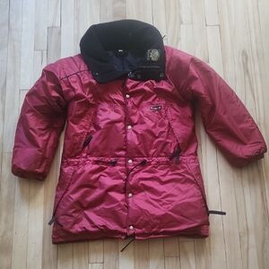 Classic Men's Red Puffer Jacket